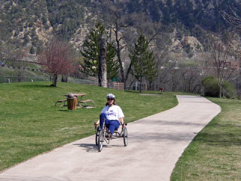 There's nothing like a fun bicycle ride through the park on a beautiful Spring day!