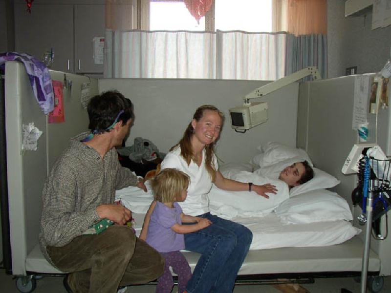 Davie, Nem, and daughter Ciana came into Englewood for the weekend from their beautiful ranch in the mountains. Ciana gave Marla a lovely yellow rose.