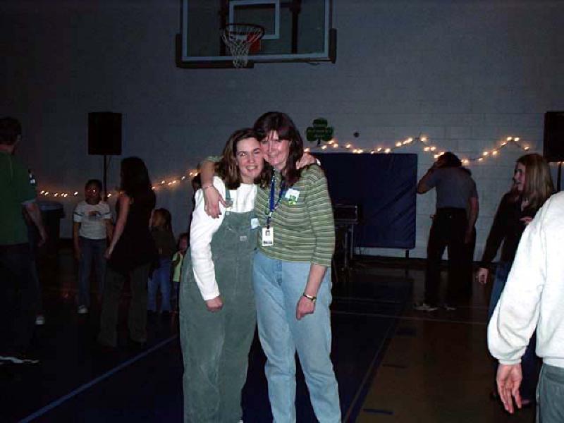 A hug and smiles with Lisa, Marla's recreational therapist, who works with her on hydro-therapy in Craig's pool.