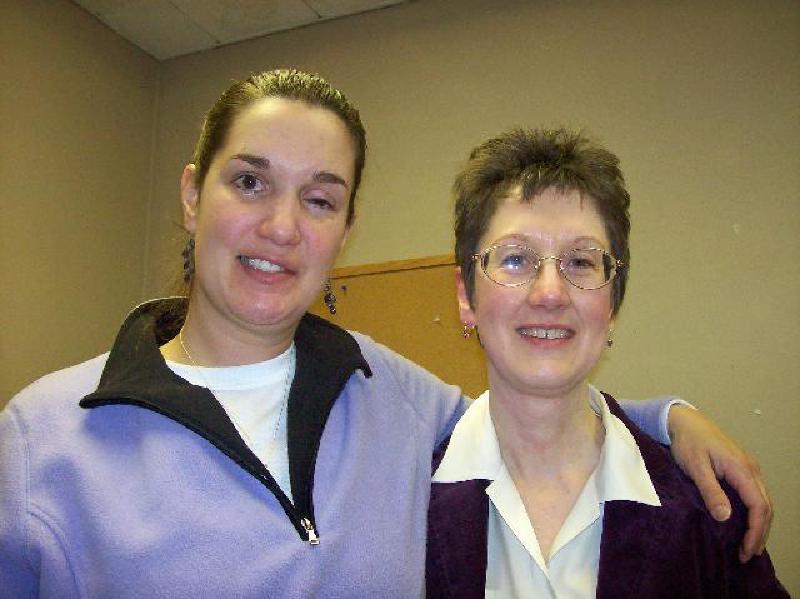 Marie, one of Marla's speech therapists at UMAP, was very supportive in helping Marla meet her goals.