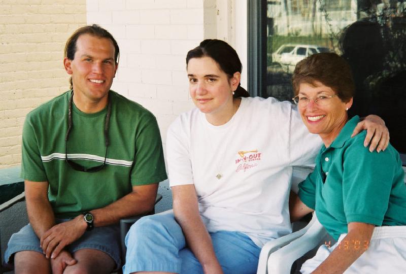 Marla spending some time with Jim Capra, and mother Linda--family friends that go all the way back to when Mom and Dad were growing up in Ouray.