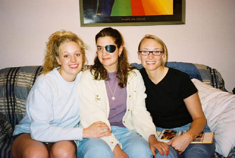 Nicole and Marla enjoy a visit from Nicole's longtime friend, Jen.