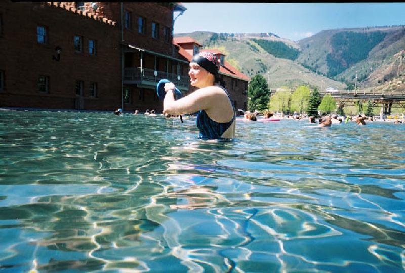Sunday dawns bright and sunny, a beautiful spring day in the Colorado mountains. Perfect for some sun and fun at the Hot Springs Pool in Glenwood!