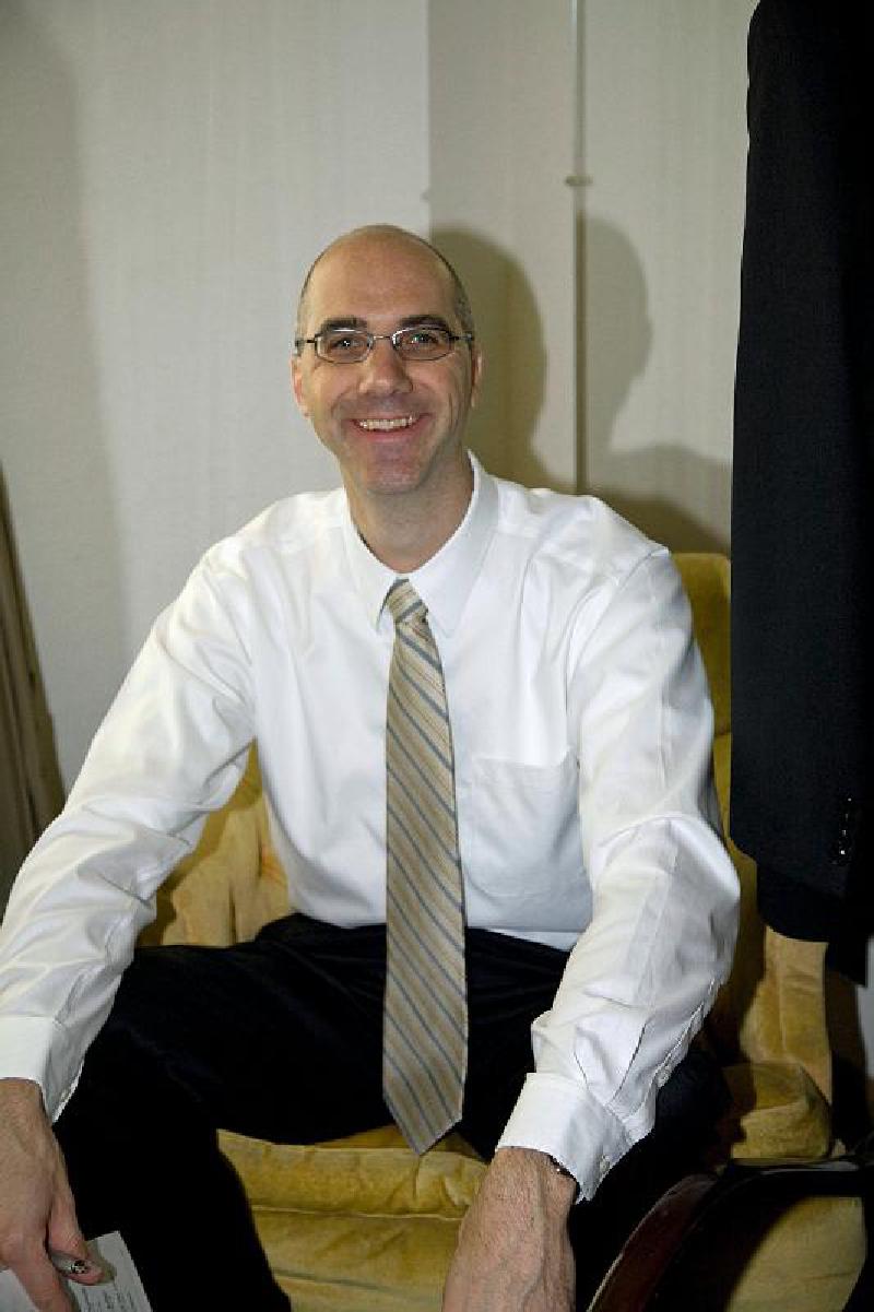 Marla and Mark's Wedding / The Groom 5/2008 Mark in great anticipation of the event!