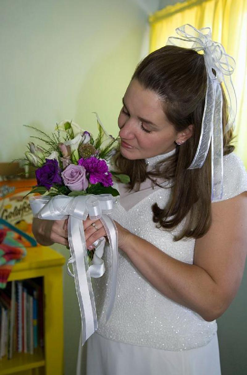 Marla and Mark's Wedding / Bouquet 5/2008 A beautiful and fragrant bouquet for a beautiful bride!