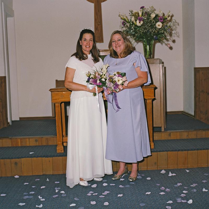 Marla and Mark's Wedding / True Friends 5/2008 Leigh, Marla's Maid of Honor, has been there for her as friend and confidant.