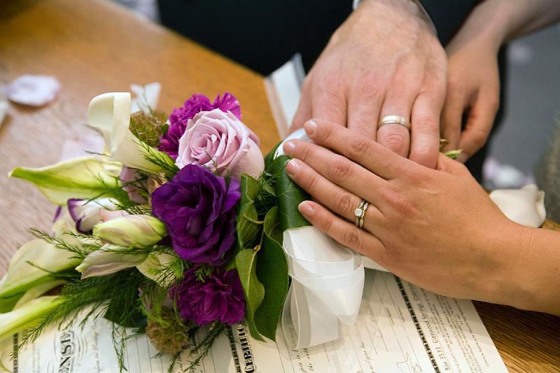 Marla and Mark's Wedding / Certificate of Marriage 5/2008 It's official now!