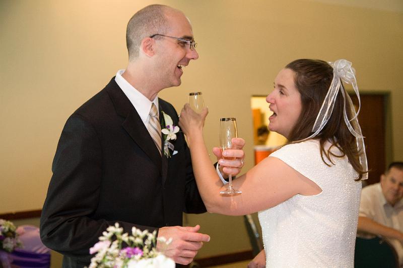 Marla and Mark's Wedding / Champagne 5/2008 Here's to many years of happiness together!