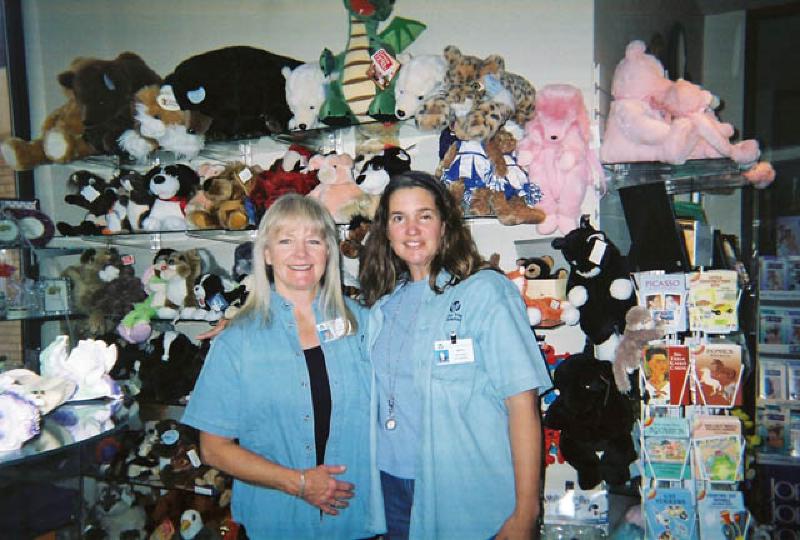 Jan McClintock and Marla are volunteers for the gift shop at Valley View Hospital in Glenwood Springs.
