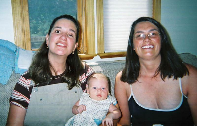 Marla got to visit the Ouray home of long-time friend Jenny Hart, and her newborn daugther, Mica.