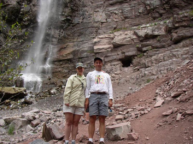 July - August Photo Gallery / Waterfull waterfall 7/4/2004