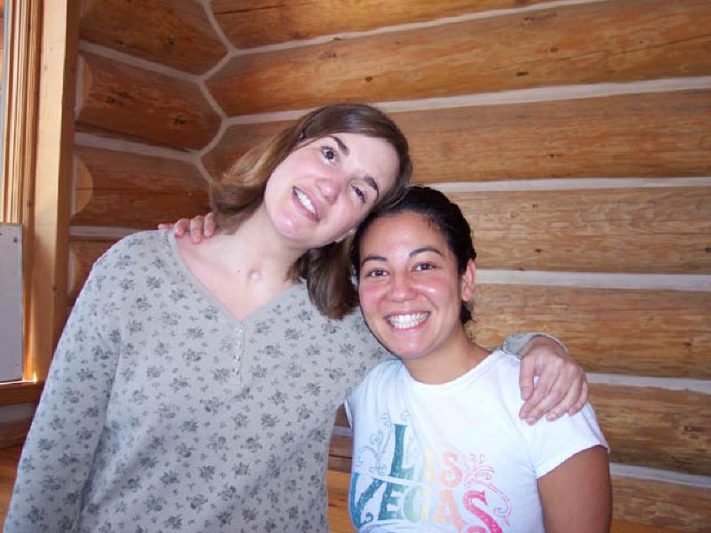 Each camper was paired with a buddy, their partner through the week's worth of adventure.Marla's buddy was Vikki Kusumoto, from New York. Vikki's brother Joe is a staff memberat the BOEC.