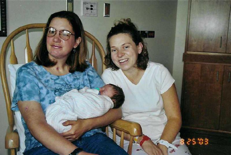 Marla's in-patient Occupational Therapist, Peggy Fausett, just had a baby boy, Nolan! Marla enjoyed visiting Peggy and as you can see, Nolan was quite comfy resting in her arms. As Peggy is on maternity leave from Craig, Marla enjoys going for a walk with her and Nolan now and then.