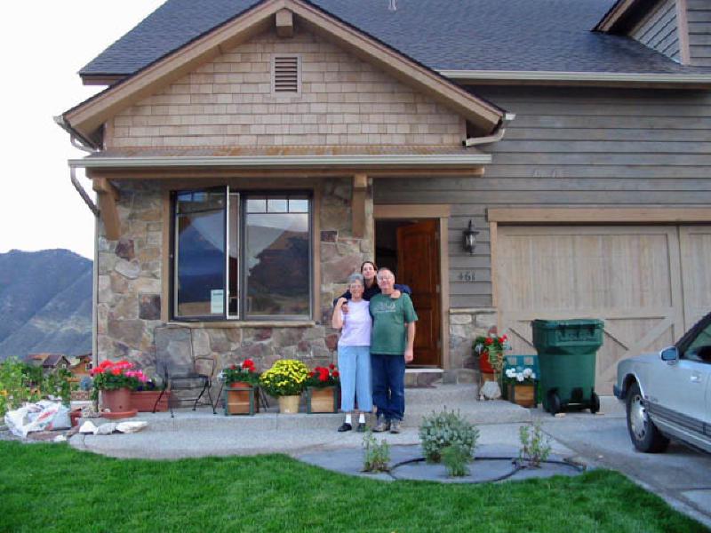 Mary and Leo's new home in New Castle, Colorado, about 9 miles west of Glenwood Springs.
