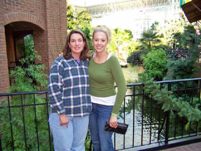 Marla and Nicole had tea together at the elegant Opryland Hotel, near the famous Grand Ole Opry.