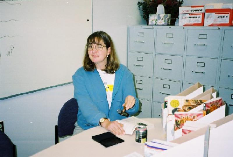 Marla's back at Glacier Peak helping prepare for school starting again by doing some volunteer work.