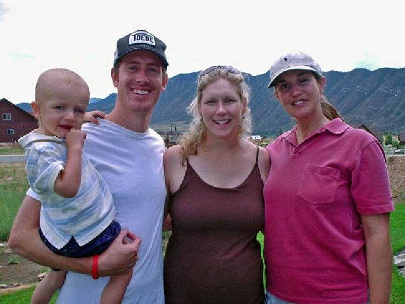 Friends Gordy and Amy who taught with Marla at Glacier Peak, came to visit for the weekend with their son.