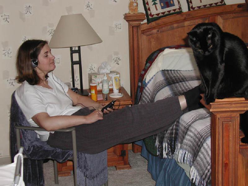 November - December Photo Gallery / Chillin' with Puck 10/2004