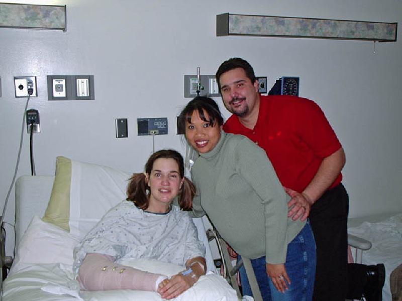 Missy Marsh, friend from Glacier Peak Elementary, and husband Steve, visiting. Steve was very excited to tell his story about meeting John Elway while dining at Elway's new Denver restaurant for his birthday.