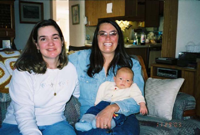 Jenny Hart, with son Hayden, came down to visit Marla in Montrose. Jenny teaches elementary school in Ouray, Colorado, where Marla's parents grew up.