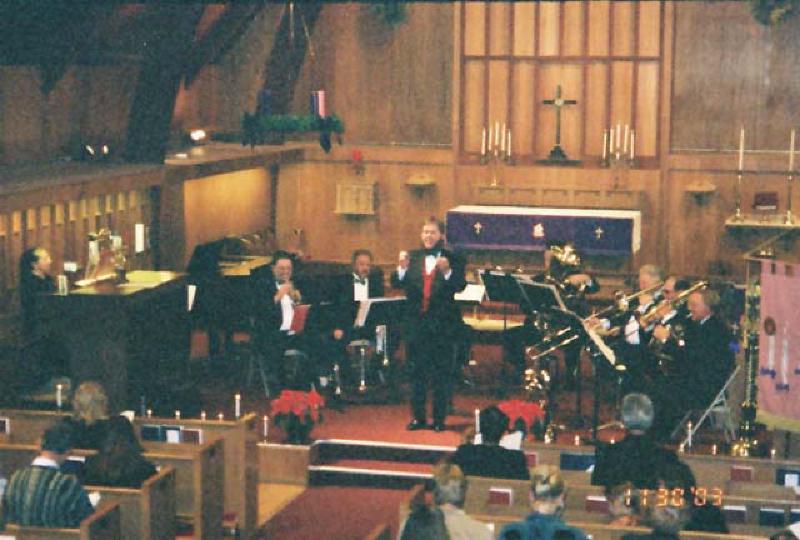 Kirk Jones Brass performers ring in the season with beautiful renditions of many holiday favorites.